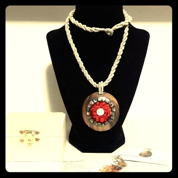 Handmade long Necklace - Picture 1 of 6